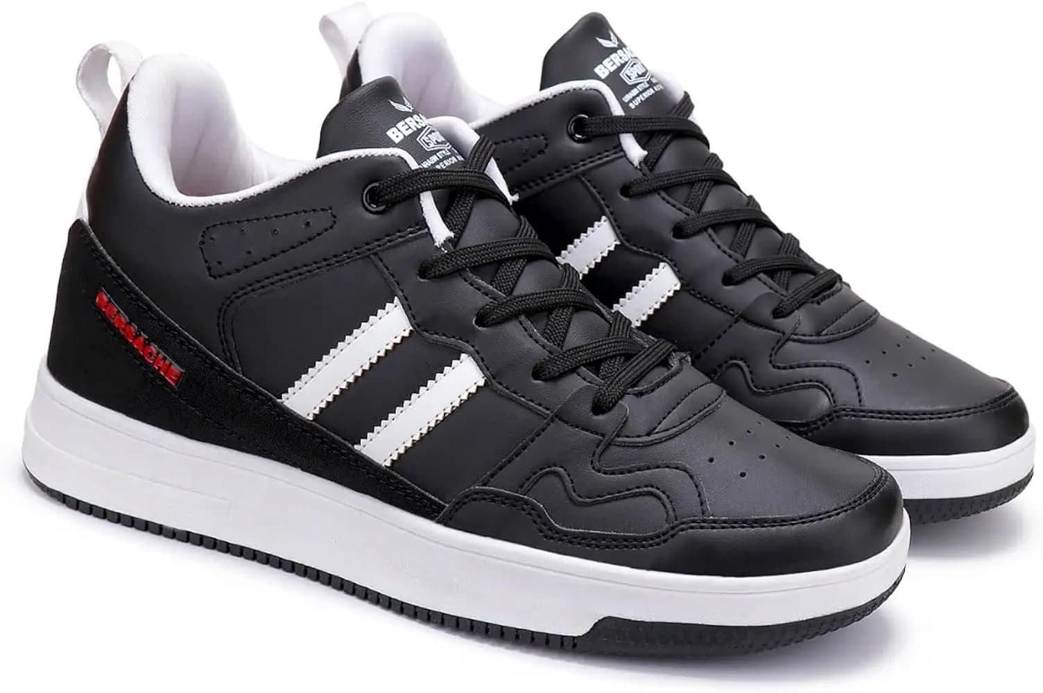 BERSACHE Premium Sports,Gym, Trending, Stylish Running Shoes for Men (White)