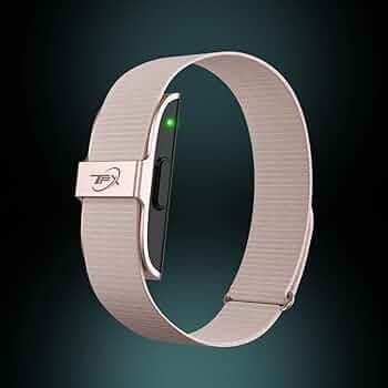 The future X Smart Band: Heart Rate, Blood Pressure & Fitness Tracker for Active Living (Rose Gold)