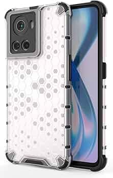 Glasgow Back Case Cover Compatible with OnePlus 10R 5G (Stylish Design) - Transparent