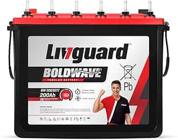 Livguard Value Plus Bold Series 200Ah Tall Tubular Inverter Battery | 36 Month Warranty | Reliable Power Backup for Home, Office, and Shops | Compatible with All Inverter Types