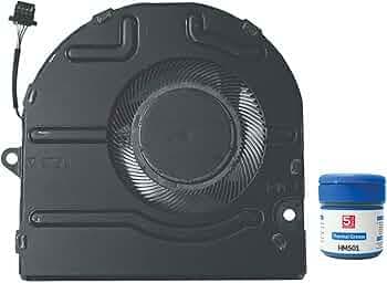 Replacement Internal CPU Cooling Fan for Dell Vostro 5410 5415 5510 5515 Inspiron 5410 7415 2-in-1 0KRK6P EG50050S1-CH90-S9A DC5V Laptop. Comes With MH501 Thermal Greasen (Cooling paste)