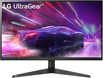 LG Ultragear Gaming 27 inch (68.4 cm) Full HD (1920 x 1080) 165Hz, 1ms, Freesync Premium, HDMI x 2, Display Port, HP Out - 27GQ50F (Black)