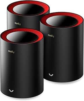 CUDY AX3000 2.5G Wi-Fi 6 Mesh System Wi-Fi 6, 2.5g WAN, Backhaul Ethernet, Ideal for 1Gig+ Internet, Wireguard, OpenVPN, Zerotier, CloudFlare, DDNS, 2023 Release M3000 3-Pack