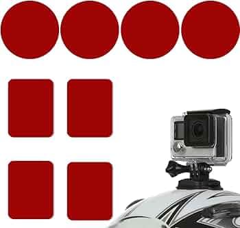 Double Tape for Car Dashboard, 8PCS 3M Double Side Tape Heavy Duty, Dash Cam Adhesive Sticker, Electrostatic Sticker for Dash Cam, Reusable Dashboard Adhesive for Car Glass