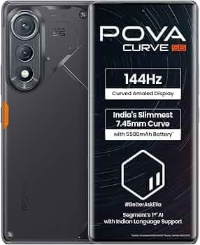 POVA Curve 5G (Geek Black, 8GB+256GB)