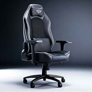 Legion H 2026 Edition | Ergonomic Gaming & Office Chair | PU Vegan Leather & Breathable Spandex Fabric | Magnetic Headrest, Memory Foam Lumbar Pillow | 4D Adjustable Armrests (Grey)