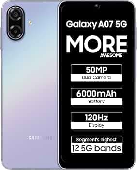 Samsung Galaxy A07 5G (Light Violet, 4GB RAM, 128GB Storage)_Other Offers