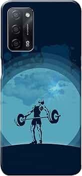 CreativeSoul ''Gym Men'' Printed Hard Back Case for Oppo A55 5G, Designer Cases & Covers for Your Smartphones