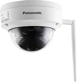 Panasonic 5MP IP Dome CCTV Camera for Home and Office Security with Wi-Fi Support | Smart Night Vision | Weatherproof Design | Human Detection (DUA5MWA)