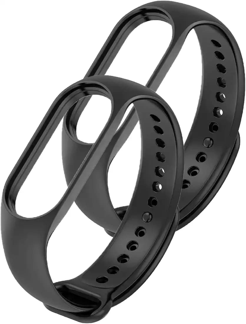 Mi Band 3 and 4 Straps Original for Mi Band M3 and M4 Wristband Strap Soft Silicone Adjustable Band Strap