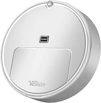 Household Robot Automatic Vacuum Cleaner Floor Sweeping for Corner White