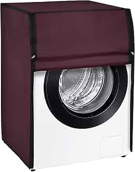 Amazon Brand - Umi. Front Load Washing Machine Cover Suitable for IFB 5.5 Kg, 6 Kg, 6.5 Kg (50cmsX63cmsX81cms, MAROON)