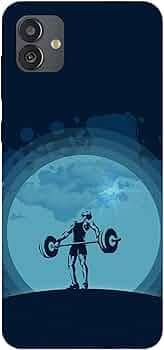 CreativeSoul ''Gym Men'' Printed Hard Back Case for Samsung Galaxy M13 5G, Designer Cases & Covers for Your Smartphones