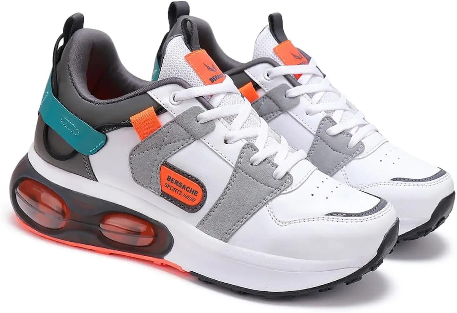 Bersache Sports Shoes for Men | Latest Stylish Sports Shoes for Men | Lace-Up Lightweight (Navy) Shoes for Running, Walking, Gym,Trekking and Hiking Shoes for Men ORI-9044