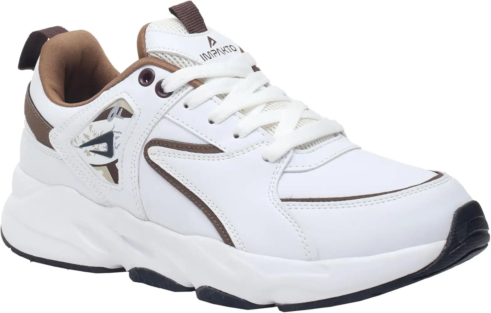 Impakto Astral White Running Shoes for Men