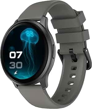 Fastrack Jupiter R3 with 1.38" Ultra UV Round Display with Singlesync BT Calling, Heart Rate, SpO2 & Sleep Tracking,IP68,Fast Charging,Upto 5 Days Battery- Smart Watch for Man and Woman - Warm Grey