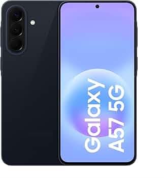 Samsung Galaxy A57 5G (Awesome Navy, 8GB RAM, 256GB Storage), Agentic AI, Triple Camera with Nightography Video, 2 Days Battery Life, 6 Gen OS Upgrades, IP68, 6.9mm Sleek, with No Cost EMI