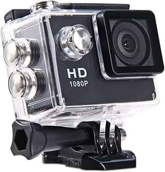 VYNEX 2K Waterproof Action Camera | HD Sports Cam with Mount | Wide View Lens | Great for Biking and Outdoor Recording
