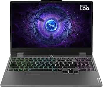 Lenovo LOQ 15IRX9 Intel Core i5-13450HX 15.6" (39.6cm) 144Hz 300Nits FHD Gaming Laptop (16GB RAM/512GB SSD/Win 11/NVIDIA RTX 3050 6GB Graphics/Office 24/Luna Grey/2.38Kg), 83DV01A9IN