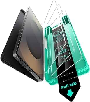 ESR 3pcs for Samsung Galaxy S25 Ultra Tempered Glass, HD Clear Anti-Scratch Screen Protector Guard, Easy Installation Auto Dust-Elimination Tool for Samsung Galaxy S25 Ultra 6.9-inches, Case Friendly