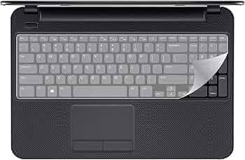 Gizga Essentials Universal 14.1 Inch Laptop Keyboard Protector Skin| Transparent Silicone Laptop Keyboard Cover|Flexible Spill-Resistant Dustproof Keyguard for HP Dell Lenovo Acer ASUS Toshiba