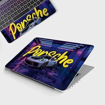 CAR Laptop Skin Top+Wrist Pad Vinyl Laptop Skin for 14 Inches Laptops Compatible for Hp-Dell-Sony-Lenovo-Asus etc. (14x10 Inches) Floral P-8