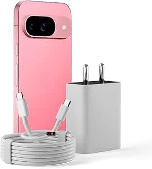 AILKIN 30W Type C Fast Charger Adapter with USB C to Type C Cable, Compatible with Google Pixel 9 Pro XL/9 Pro Fold/9 Pro/9/9a/8 Pro/8/8a,Laptop,Tablet,Chromebook & More, Quick Charging USB C Adapter