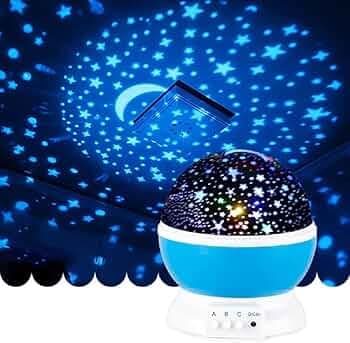 NAMRTA Traders LED Night Lights Star Projector 4 Modes & 3 Level Dimmable Display Nebula Ambiance Room Decoration Night Lighting LED for Kids Bedroom/Parties/Home Theatre with Timer.