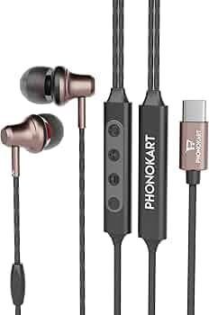 Phonokart Echo Type C Wired Earphone with in-Built Karaoke Mic,Deep Bass,5 Karaoke Mode, EQ Modes,Easy Control, Compatible with Karaoke Apps, Compatible with All Type C Devices(Black)