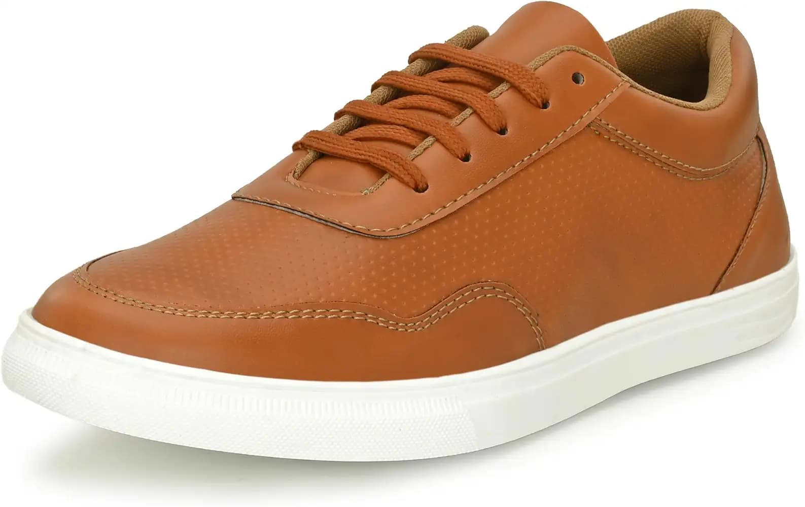 Centrino Men's Casual Shoes Fashion Lace Up Non-Slip Flats Trendy Stylish All Day Comfortable Lightweight Sneakers with Extra Comfort on Heel Black Casual Shoe for Mens (6314)