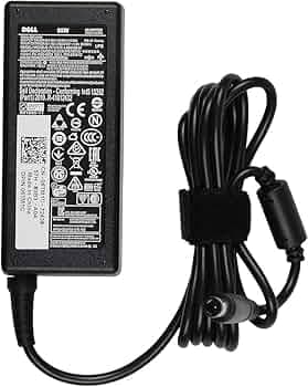 Power Cord & dell Original Chromebook 11 3180 Charger, 65w Big Pin Adatper, Black