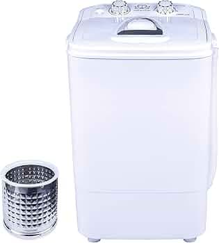 DMR Model No DMR 46-1218 Single Tub 4 star Portable Mini 4.6 Kg Washing Machine with 2 kg Steel Dryer Basket (White)