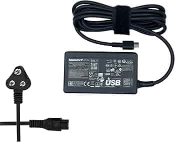 Replacement HP 65W USB C Laptop Charger AC Adapter Replacement for HP Spectre X360,Spectre,Elitebook x360,Elitebook,Envy,Chromebook,Elite x2,ProBook Travel Type C (Fit with Power Cable)