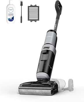 Tineco Floor ONE i5 Stretch Plus 2 Smart Cordless Wet & Dry Vacuum Cleaner & Mop for Hard Floors, 180° Flat Design, Clean Tough Stains & Pet Hair, Patented iLoop, Self-Cleaning Brush, 2 Yr Warranty