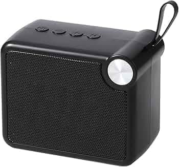 INVICTO M406SP Portable Bluetooth Speaker with Dynamic Thunder Sound, 5W Power Output, 1200mAh Battery, Stereo Channel, Bluetooth 5.0 Connectivity, Black