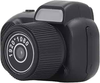 Mini Digital Camera, Small Video Camera, 160° Wide Angle 2MP Lens, Color Screen, 180mAh Battery, Compact Handheld Camera with Wristband, for Life Records