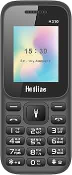 HOTLINE H310 Dual SIM Keypad Mobile Phone | 1.77” Display | Wireless FM | Digital Camera | Expandable Memory | LED Torch and Long Battery Life