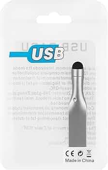 Samurai Premium 8 GB Metal Stylus USB Flash Drive, 2.0 Pendrive | Ideal for Data Storage & Transfer | Silver Color | Durable & Sleek Design