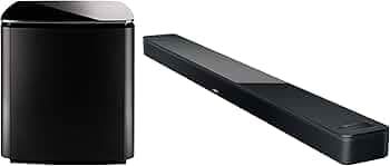 Bose Smart Wi-Fi Soundbar Ultra Black, Bundle Bass Module 700,Black.