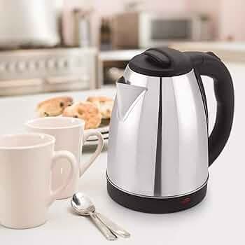 2.0L Stainless Steel Electric Kettle Fast Boiling – Cordless Hot Water Heater for Tea, Coffee, Milk, Noodles & Soup