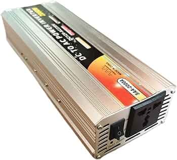 MeLphi Modified Wave Inverter 12V/24V to 220V 2000W Solar Inverter for Car