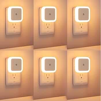 One94Store Plastic Smart Motion Sensor LED Light Bulb with Automatic On/Off and Dimmable Warm White Glow,Energy Efficient 7W LED Bulb for Home,Stairs,Kitchen,Bathroom,Wardrobe Lighting,Pack of 6