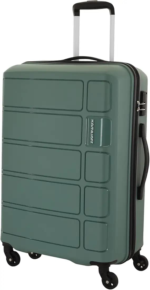 Kamiliant American Tourister Harrier | Trolley Bag Check-in Large Size (79 cms) for Travel| Hard Case Polypropylene (PP) Suitcase | 360° 4-Wheel Luggage Trolley | Combination Lock | Slate Grey