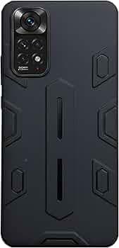 NIUKIN Soft Shield Pro Mobile Back Case for Xiaomi Redmi Note 11 / Xiaomi Redmi Note 11s | Shockproof Scratchproof Cover | Black