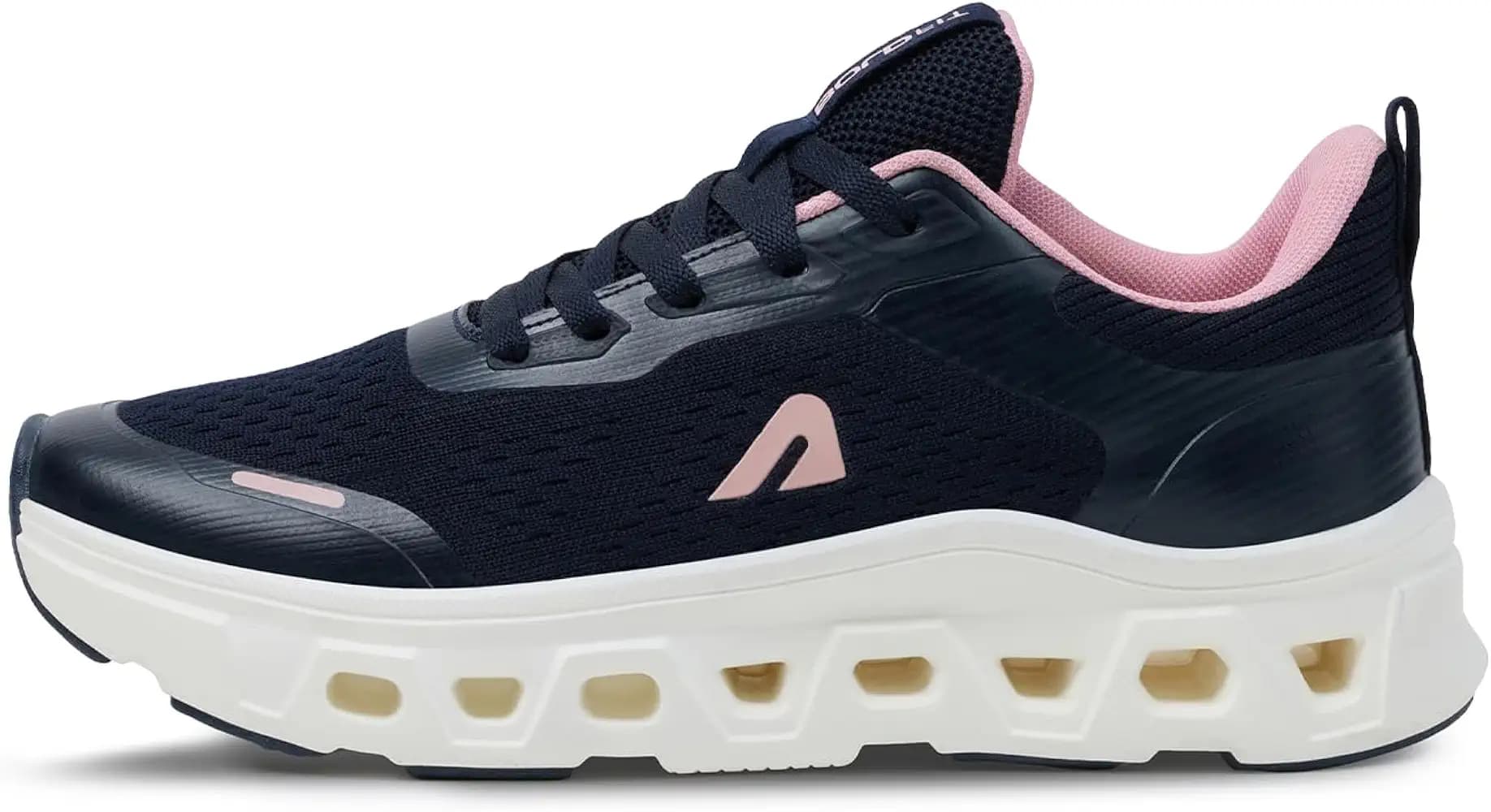 Boldfit Women Running Shoes, Lightweight Breathable Mesh, EVA Cushioned Non-Slip Sole, Shock Absorption, Flexible Training & Sports Sneakers for Gym, Running & Everyday Wear