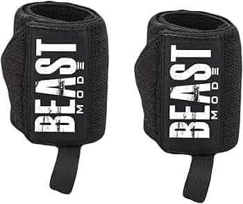 STEIGEN FITNESS Beast Mode Exercise Wrist Wrap Bands, Wrist Support for Gym, Gym Gloves, Wrist Band for Men Gym