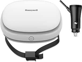 Honeywell Move Pure3 Car Air Purifier, Hepa filter & Formaldehyde which removes 99.9% dust & smoke, CADR upto24 m³/h with 3xUSB ports, 2 Years Manufacturer Warranty