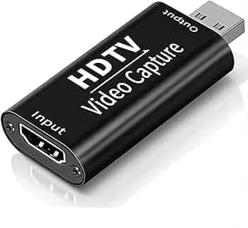 4K HDMI Video Capture Card - Cam Link Card Game Capture, Audio Adapter HDMI to USB 2.0, Record Capture Device for Streaming, Live Broadcasting, Video Conference, Teaching, Gaming