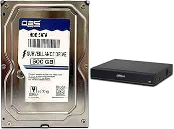 D25 500GB Hard Disk for Dahua (XVR7208A-4K-I3) 8 Channel HD DVR | 500 GB Hard-Disk for Dahua 8 Channel CCTV Camera DVR | 500GB Surveillance Hard Drive