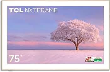 TCL 189 cm (75 inches) Frame Series 4K UHD Smart QLED Google TV 75A300W